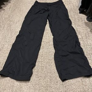 Lululemon low rise/wide leg studio pants
